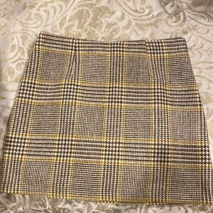 forever 21 plaid mini skirt